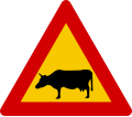 Watch for (large) animals cattle