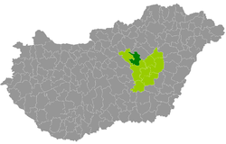 Jászapáti District within Hungary and Jász-Nagykun-Szolnok County.