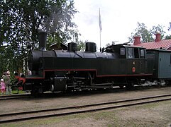 Locomotive type 131T (2365/1947) préservée à Jokioinen en Finlande.