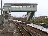 ホーム（栗山方面を望む） （2005年4月）