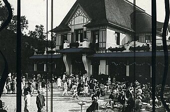 Le casino de la Forêt du Touquet-Paris-Plage, en 1938.