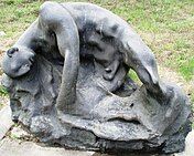 Wounded Man, (1952–53), Park in front of the Museum of Contemporary Arts, Belgrade