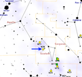 Map showing the location of M26 (Roberto Mura)