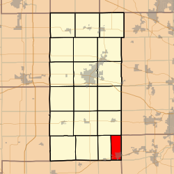 Location in DeKalb County