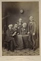 Michael Faraday, Thomas Henry Huxley, Charles Wheatstone, David Brewster y John Tyndall.