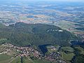 Von Lauterburg im Vordergrund leitet der Weg hinüber zum Rosenstein