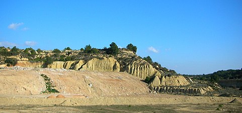 Sand mining in Serra de les Veles