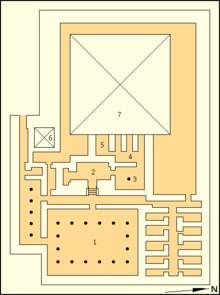 Annotated map of Setibhor's complex