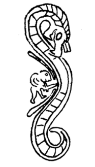 Sigurðr killing Fáfnir, from the Jurby cross on the Isle of Man.