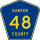 County Road 48 marker