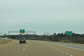 I-269 in 2016, displaying a "Future I-269 Corridor" sign
