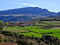 Vista general desde la carretera al llegar a Bádenas