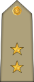 Lieutenant Arabic: ملازم أول, romanized: Mulazim awwal (Algerian Land Forces)[6]