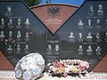 Botushë Plaque dedicated to those who died during the Kosovo War.