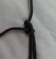 From a bowline (ends connected) to the 6₂ knot.