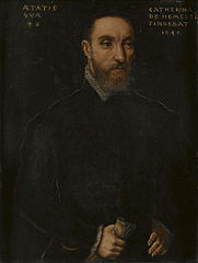 Portrait of a 42 years old man, 1542 or 1560
