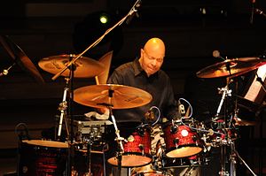 Thompson drumming in 2008