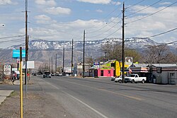 F Road (U.S. Route 6) in Clifton looking toward Grand Mesa