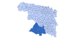 Location in the province of Zamora.