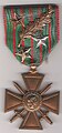 Croix de guerre 1914-1918, avec palme et trois étoiles.