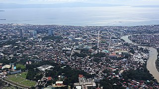 Davao City from air