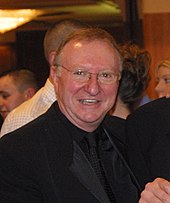 A smiling Dennis Taylor