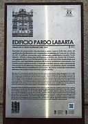 Placa instalada polo concello.