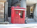 This police box in Edinburgh now serves as a coffee shop.