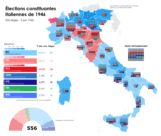 Résultats détaillés par circonscription.