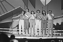 Prima Donna during rehearsal for Eurovision Song Contest 1980