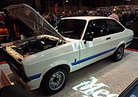 Ford Escort RS1800 with open bonnet