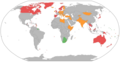 World by form of government, parliamentary states only