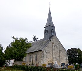 The church in Tellières-le-Plessis