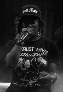 Gangsta Boo performing in November 2014