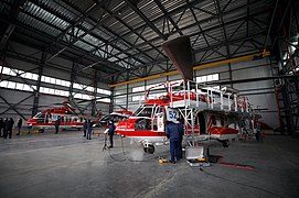 Hangar à l'aéroport.