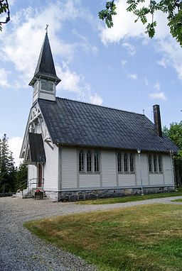 Holmöns kyrka i juli 2011.