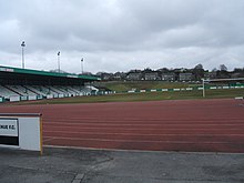 Multipurpose sports stadium, with covered grandstand