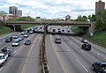 Interstate 94 near downtown.