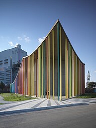 Xiafu Activity Center, Xiafu, Taiwan, by IMO Architecture + Design and JC Cheng & Associates, Architects & Planners, 2017[100]