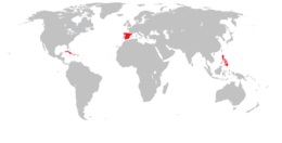 Regno di Spagna - Localizzazione