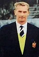 Jackie Milburn, pictured here in 1957 as Linfield player-manager, scored 200 goals for Newcastle, a record that stood unbroken until Shearer scored his 201st goal in a match against Portsmouth in 2006.