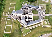 Aerial view of the castle