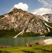 Le lac de Braies.