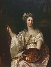 Allégorie de la peinture ou Portrait de l'artiste, 1777, musée des Beaux-Arts d'Orléans