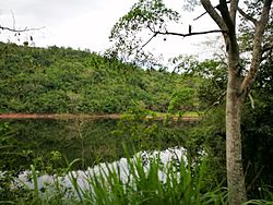 A lake in the district of Alberto Leveau