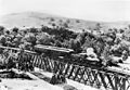 1885 view of the Los Angeles and San Gabriel Railroad crossing the Arroyo Seco near Garvanza - Highland Park