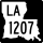 Louisiana Highway 1207 marker