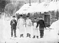 Lumber camp, Ottawa Valley, c. 1900