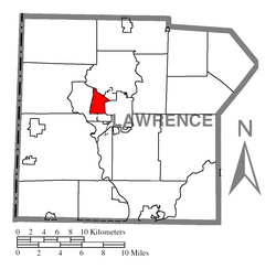 Location in Lawrence County