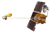 Artist's conception of the 2001 Mars Odyssey spacecraft